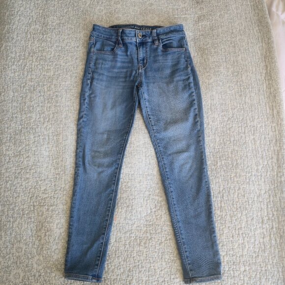 American Eagle Next Level Stretch Jeans, Size 4 Short - Picture 1 of 5